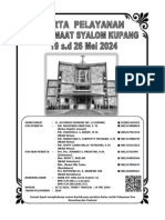 Warta Pelayanan 19 Mei 2024