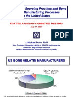 US Bone Gelatin Sourcing and Manufacturing