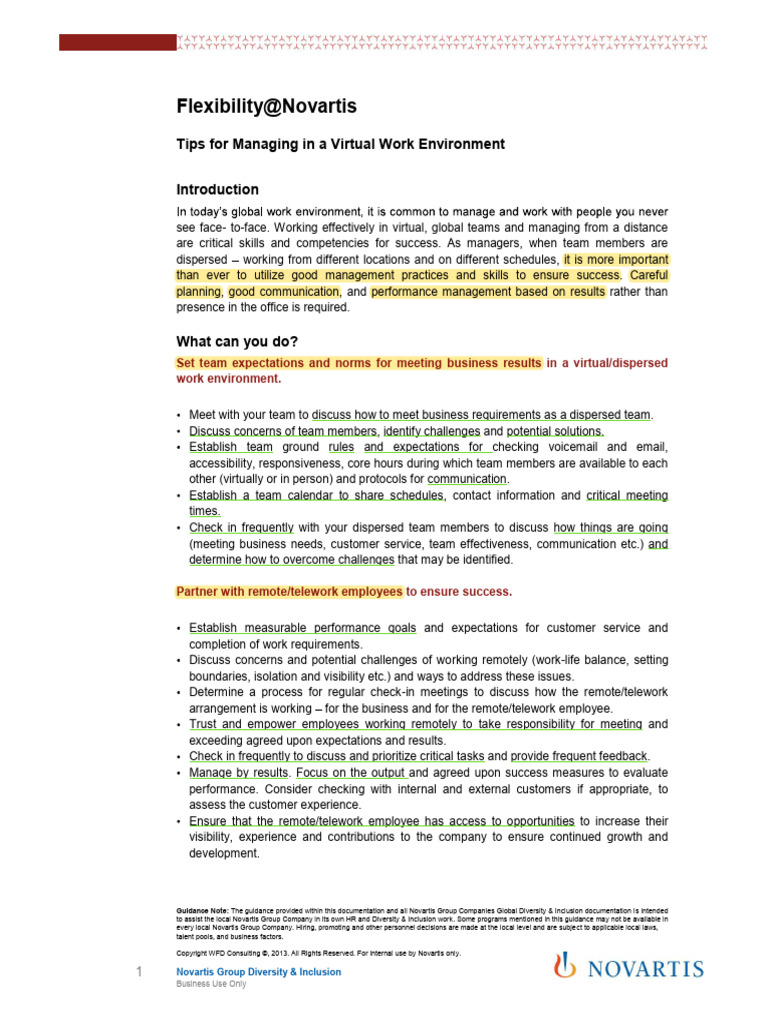 How To Manage Teams Remotely 2 Pages | PDF | Social Psychology | Human ...