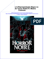 full download Horror Noire A Representacao Negra No Cinema De Terror Robin R Means Coleman online full chapter pdf 