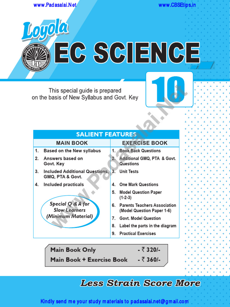 Loyola EC Science Guide for 10th Grade | PDF | Chemical Compounds | Biology