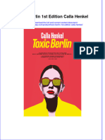 Download pdf of Toxic Berlin 1St Edition Calla Henkel full chapter ebook 