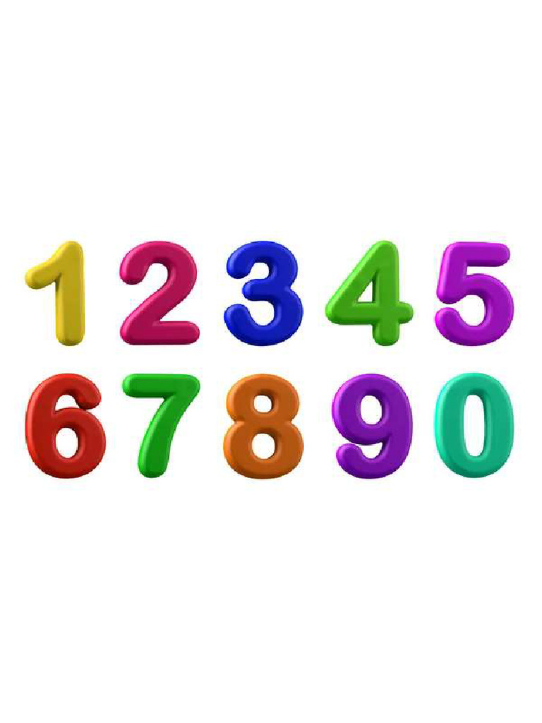 Numeros Coloridos | PDF