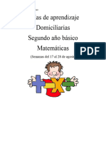 Guías de Aprendizaje Matematicas Semana Del 17 Al 28 de Agosto