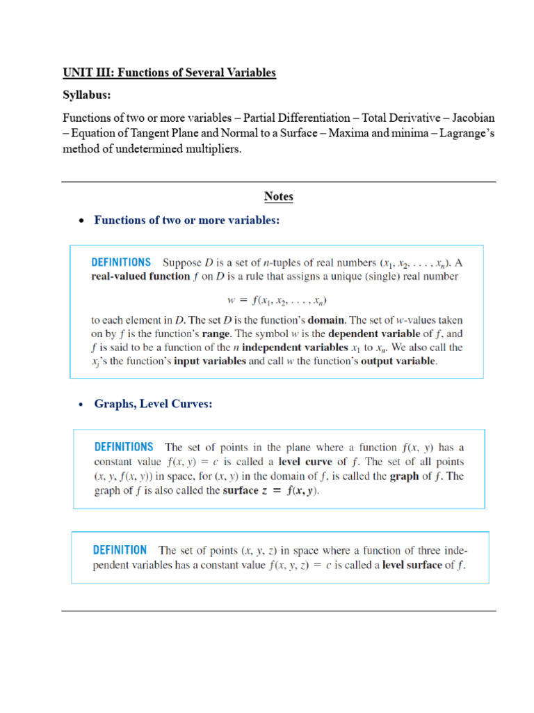 UNIT III (Notes) | PDF | Science & Mathematics | Computers