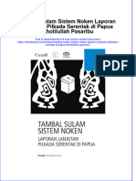 full download Tambal Sulam Sistem Noken Laporan Lanjutan Pilkada Serentak Di Papua Kholilullah Pasaribu online full chapter pdf 