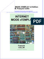 Full Download Internet Mode Demploi 1St Edition M Francois Collin Online Full Chapter PDF