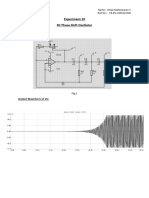 RC Phase Shift Simulation