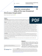 In Vitro Propagation For Conservation and Genetic Fidelity of The Near Threatened