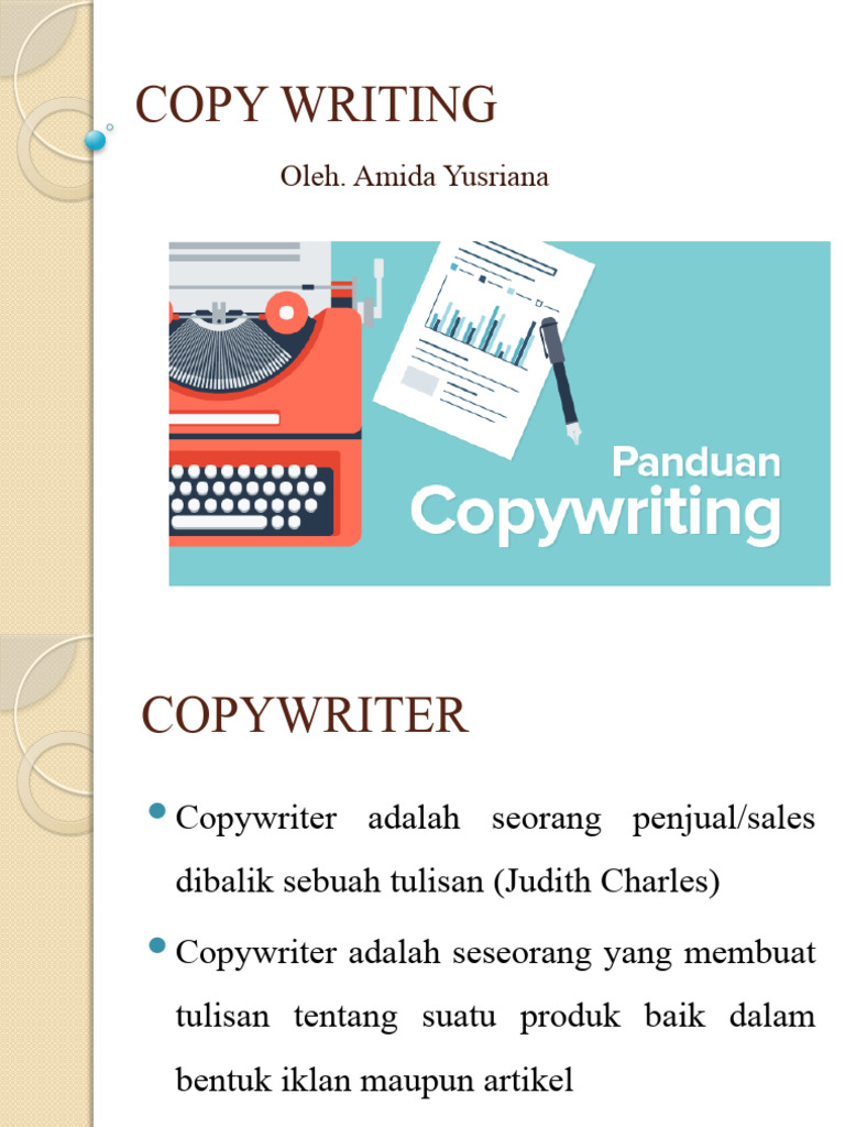 Prinsip Dasar Copywriting Efektif | PDF | Karier & Perkembangan