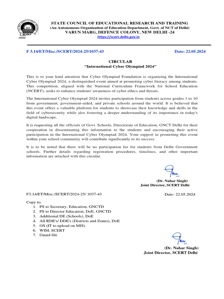 Cyber Olympiad Pdf Creativity