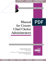County Chief Clerks Manual