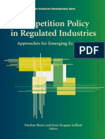 Competition Policy in Regulated Industries Approaches For Emerging Economies