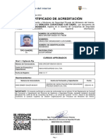 Certificado Acreditacion