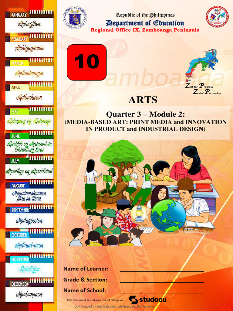 Arts 10 Q3 Print Media Pdf