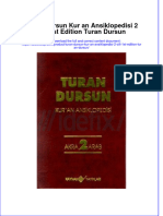 Download pdf of Turan Dursun Kur An Ansiklopedisi 2 Cilt 1St Edition Turan Dursun full chapter ebook 