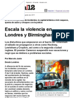 Página_12 __ El mundo __ Escala la violencia en Londres y Birmingham