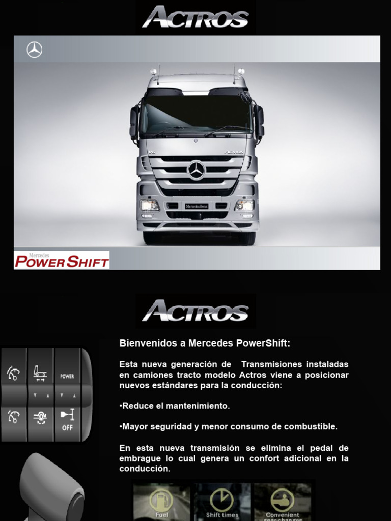 Transmisión Mercedes PowerShift: Innovación y Eficiencia | PDF ...