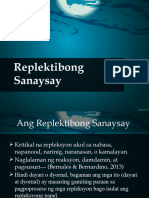 Aralin 5 - Replektibong Sanaysay