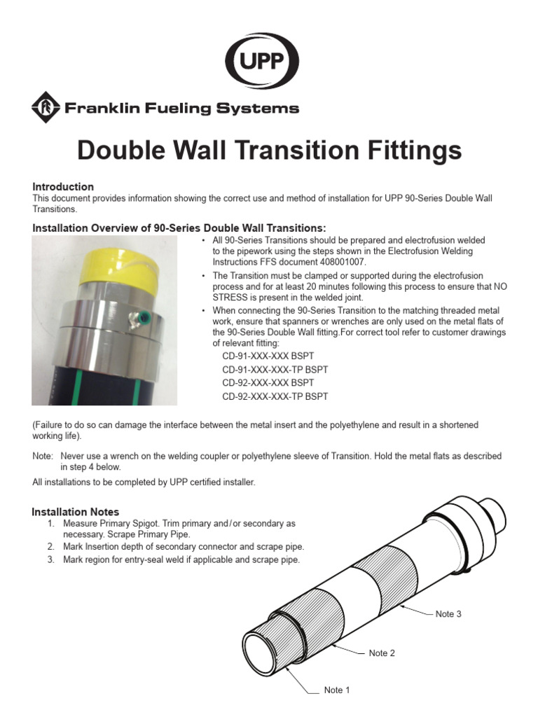 r1 DW Transition Fittings | PDF | Pipe (Fluid Conveyance ...