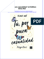 Full Download Tu Por Pura Casualidad 1St Edition Alina Not Online Full Chapter PDF