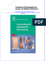 Full Download Traumatologisch Orthopadische Untersuchung 1St Edition Hofmann Online Full Chapter PDF