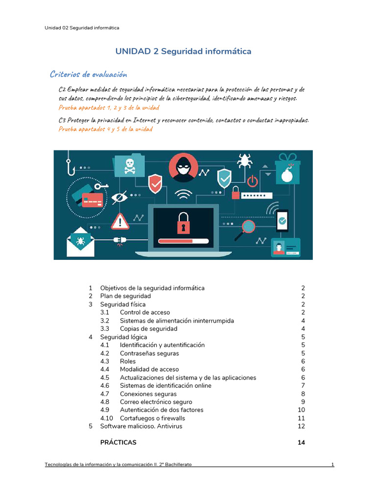 Unidad 2 Seguridad informática | Descargar gratis PDF | Criptografía de ...