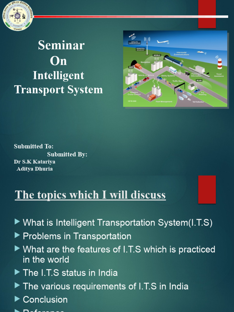 Intelligent Transportation Systems in India | PDF | Transport | Road ...