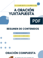 Oraciones Coordinadas y Yuxtapuestas