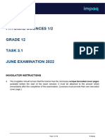 2022-PS-Grade 12-June Examination - Paper 1