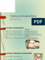 Various Conversations in Mandarin