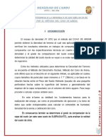 PDF Densidad in Situ Metodo Del Cono de Arena