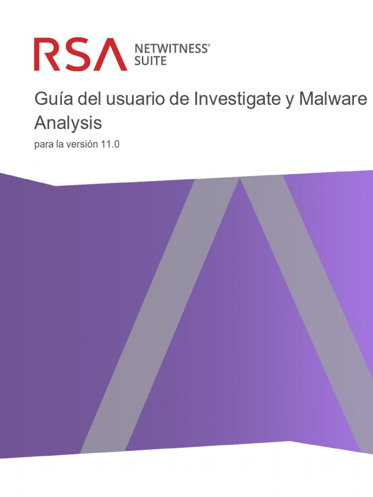 Investigation and Malware Analysis User Guide For Version 11.0-Es | PDF ...