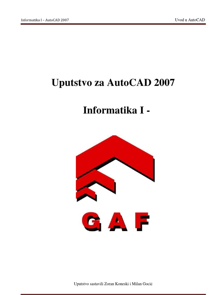 Auto Cad 2007 PDF