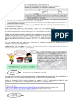 GUÍA INTEGRAL DE APRENDIZAJE No1 - Ciencias Naturales - Grado 4°