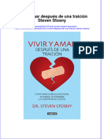 PDF of Vivir Y Amar Despues de Una Traicion Steven Stosny Full Chapter Ebook