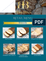 Bliss Bites B2C Retail Menu