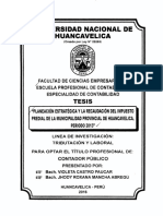 Universidad Nacional de Huancavelica: Tesis