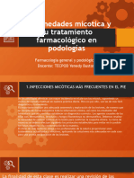 Clase 8INFECCIONES MICÓTICAS MÁS FRECUENTES EN EL PIE