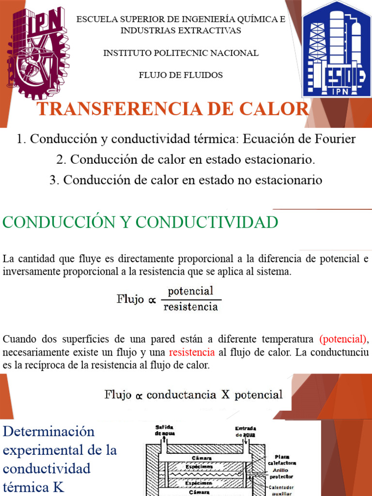 Transferencia de Calor y Flujo de Fluidos | PDF | Conduccion termica ...