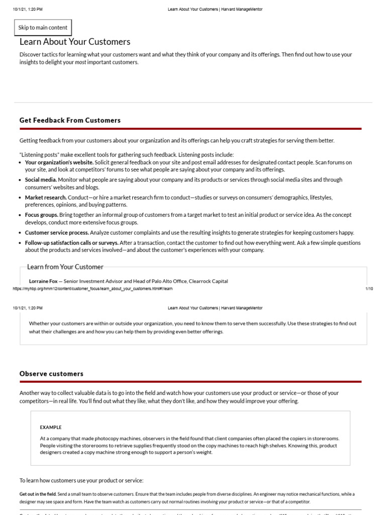 Learn About Your Customers | PDF | Profit (Economics) | Photocopier