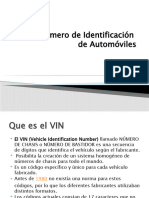 VIN: Número de Identificación de Automóviles