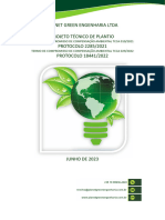 Planet Green Engenharia Ltda Projeto Técnico de Plantio PROTOCOLO 2285/2021 PROTOCOLO 18441/2022