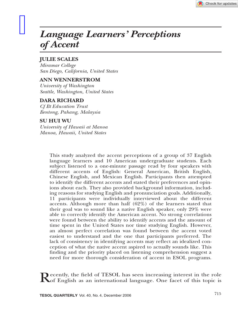 TESOL Quarterly - 2012 - SCALES - Language Learners Perceptions of ...