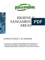 DIAPOSITIVAS DE HIGIENE Y SANEAMIENTO DE AREAS