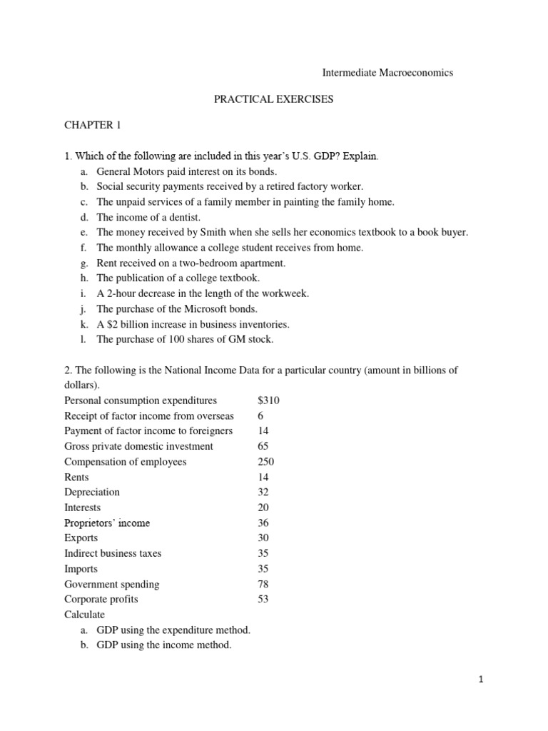 Exercises chapter 1 trang pdf gross domestic product income