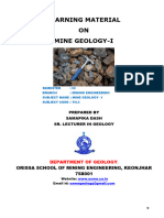 Lecture Notes On Mine Geology I by Samapika Dash