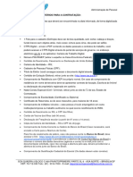 Lista de Documentos - Funcionários - NOVO