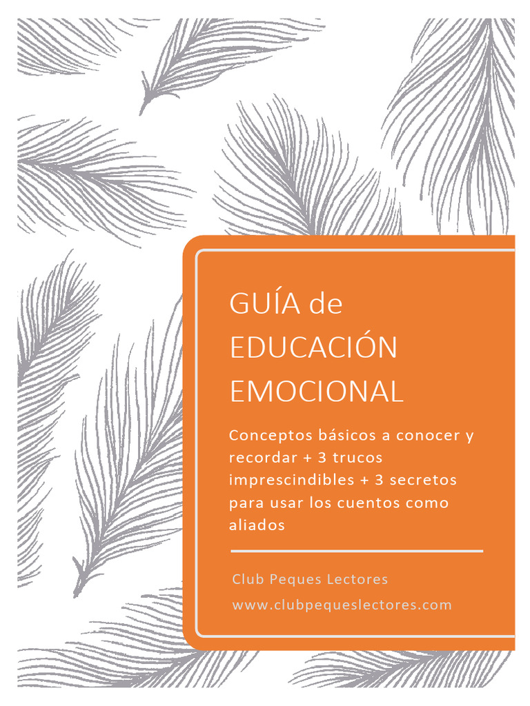 Guía de Educación Emocional Infantil | PDF | Las emociones ...