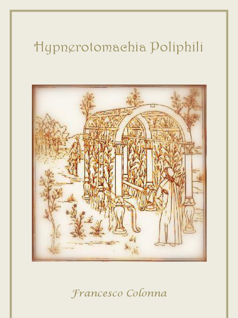 Hypnerotomachia Poliphili Francesco Colonna Livros Escrita